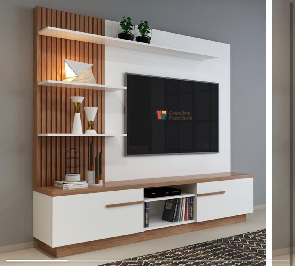 Modern Customized TV Panel Design – Elegant and Space-Saving Furniture Solution in UAE