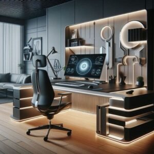 Smart home office in UAE with intelligent workspace solutions