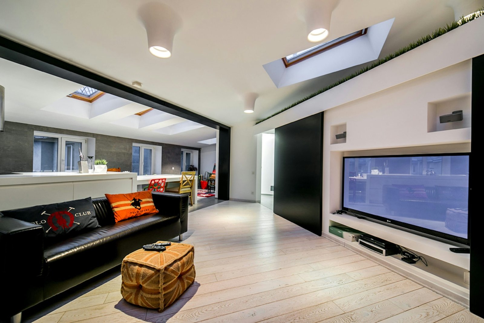 Smart bedroom in UAE home with tech-focused sleep setup