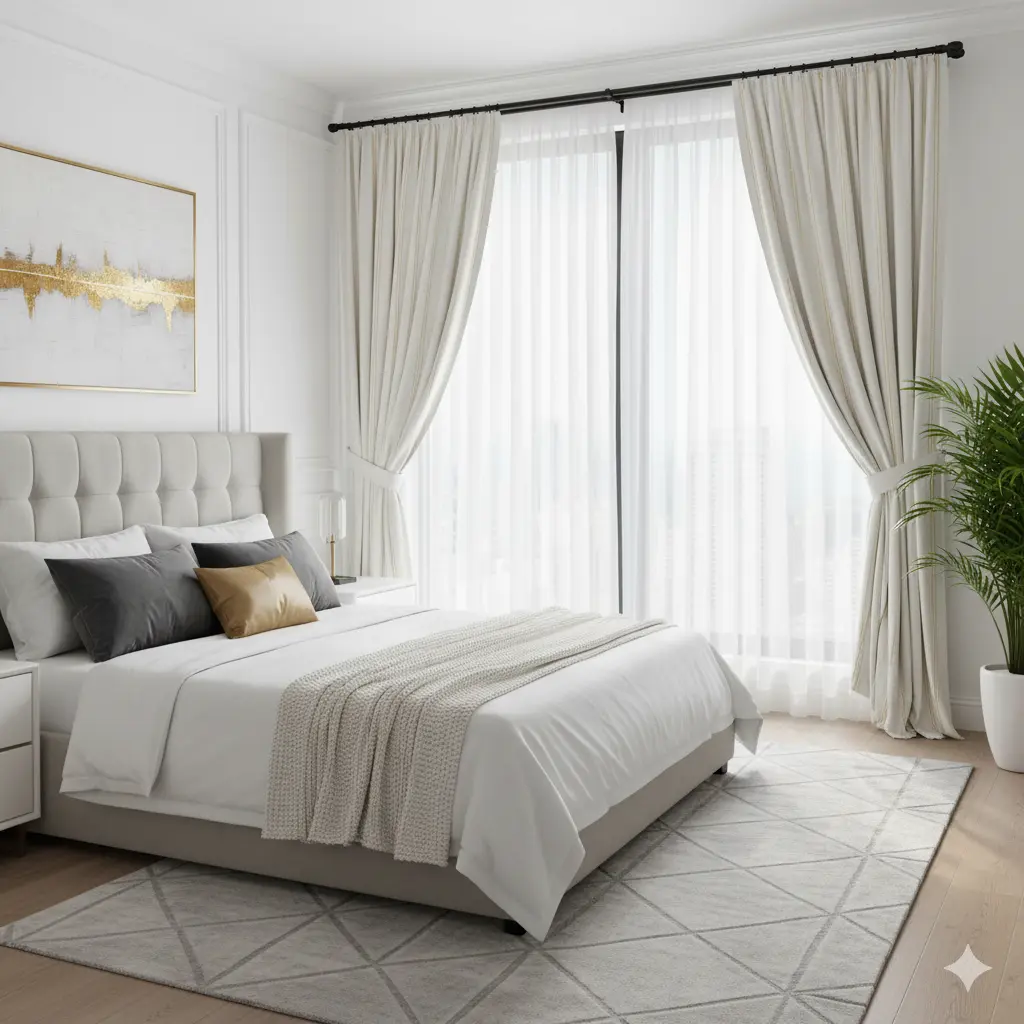 Best Curtain Colors for a Cozy Bedroom