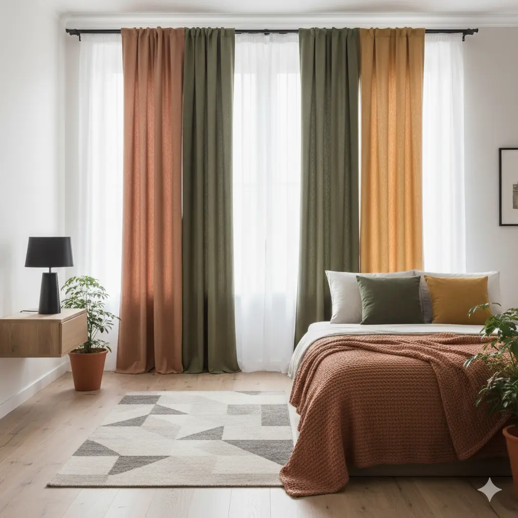 Best Curtain Colors for a Cozy Bedroom