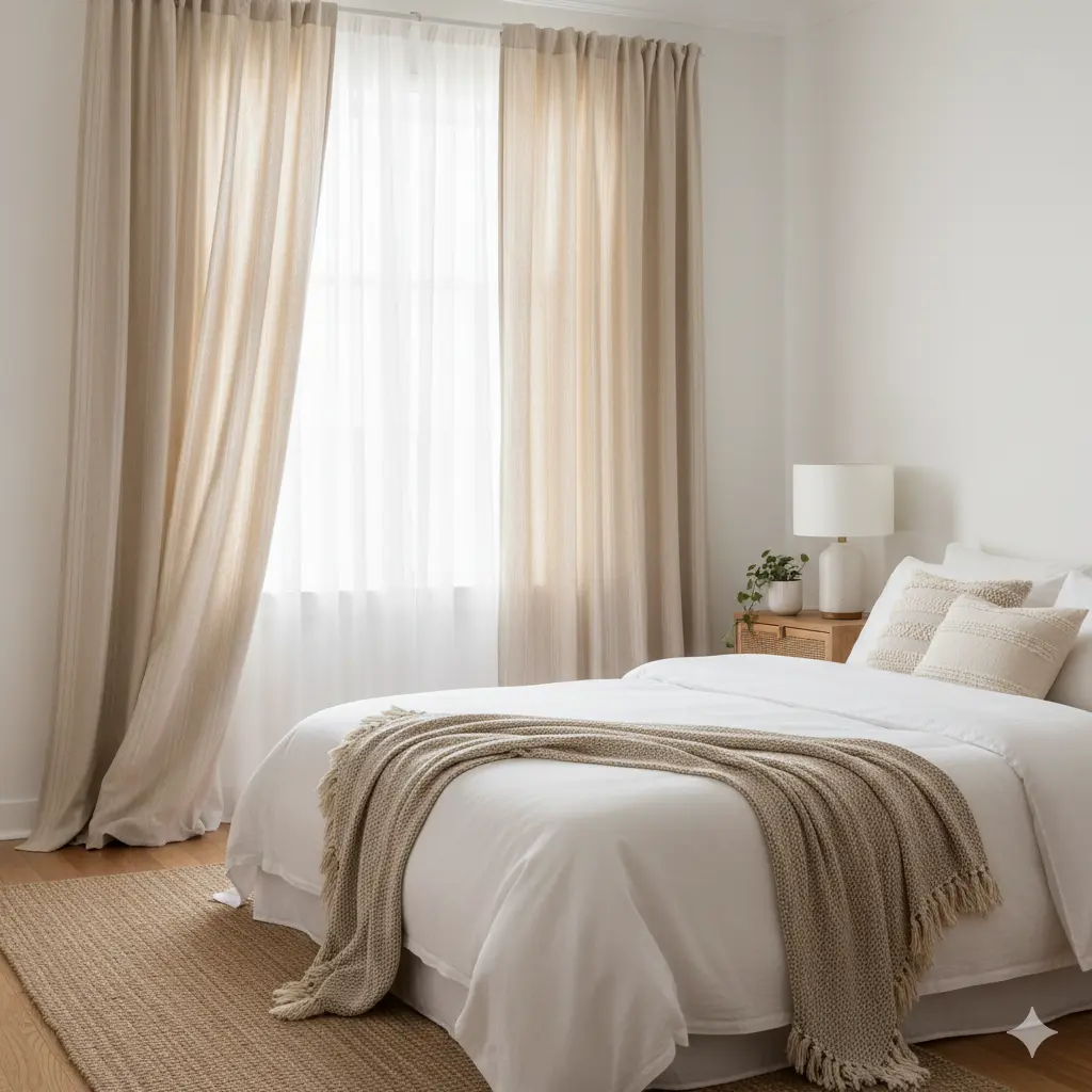 Best Curtain Colors for a Cozy Bedroom