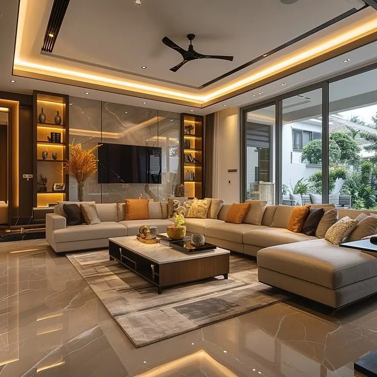 Custom furniture in a Dubai villa