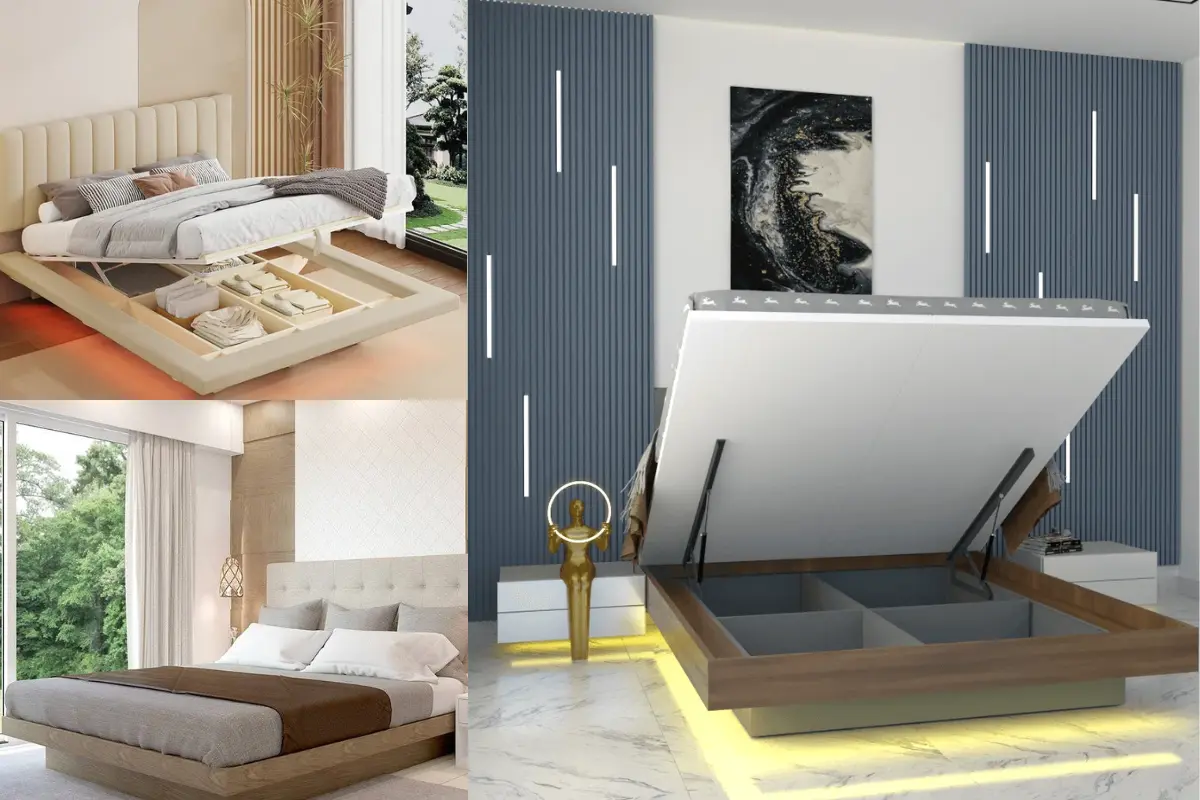 Floating Storage Bed Designs