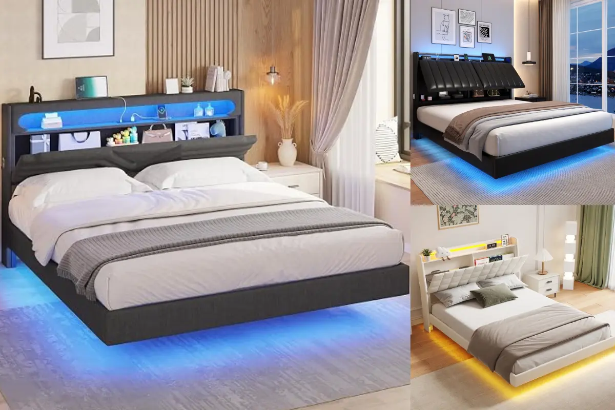 Platform Beds with Hidden Storage