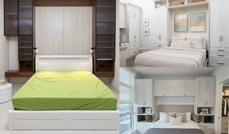 Custom Storage Bed Ideas with Wardrobe Integration